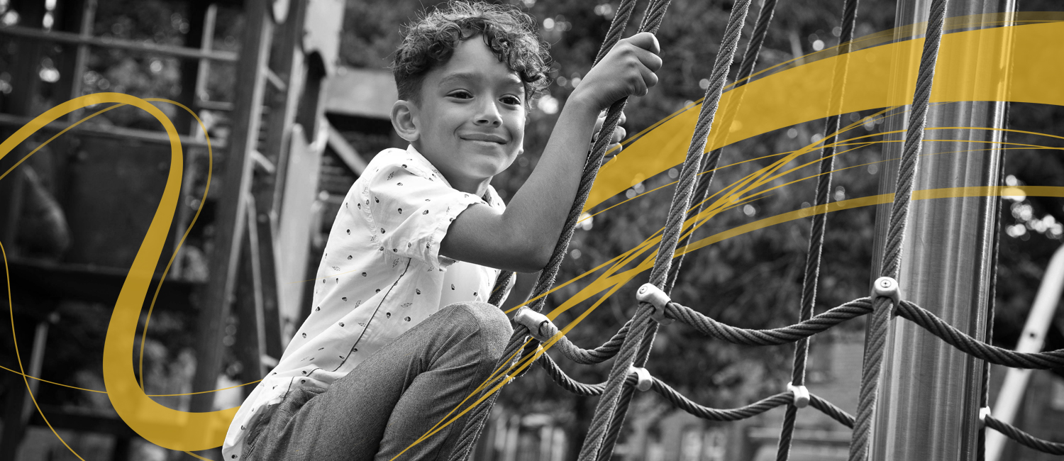 Picture of Child on climbing frame