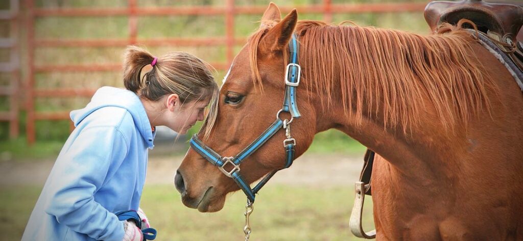 Girl and horse